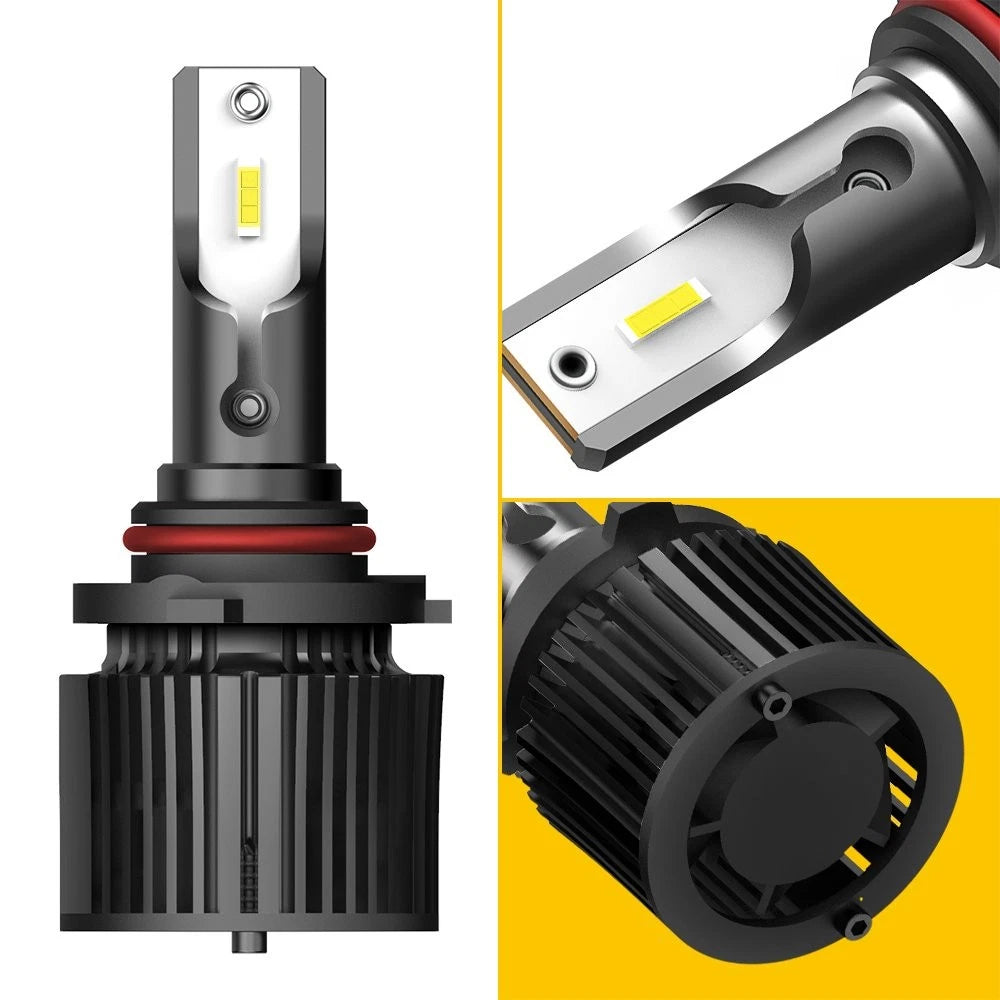 2X 9005 LED Headlight Low Beam Bulbs for 6000K 360000LM