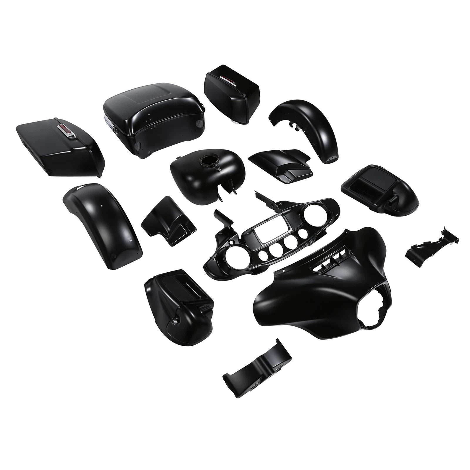 Fairings Body Kit for Harley Electra Glide Ultra Limited (2014–2024) Black Denim