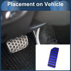 Footrest Pedal Pad Cover for Honda Accord (2018–2023) - Blue
