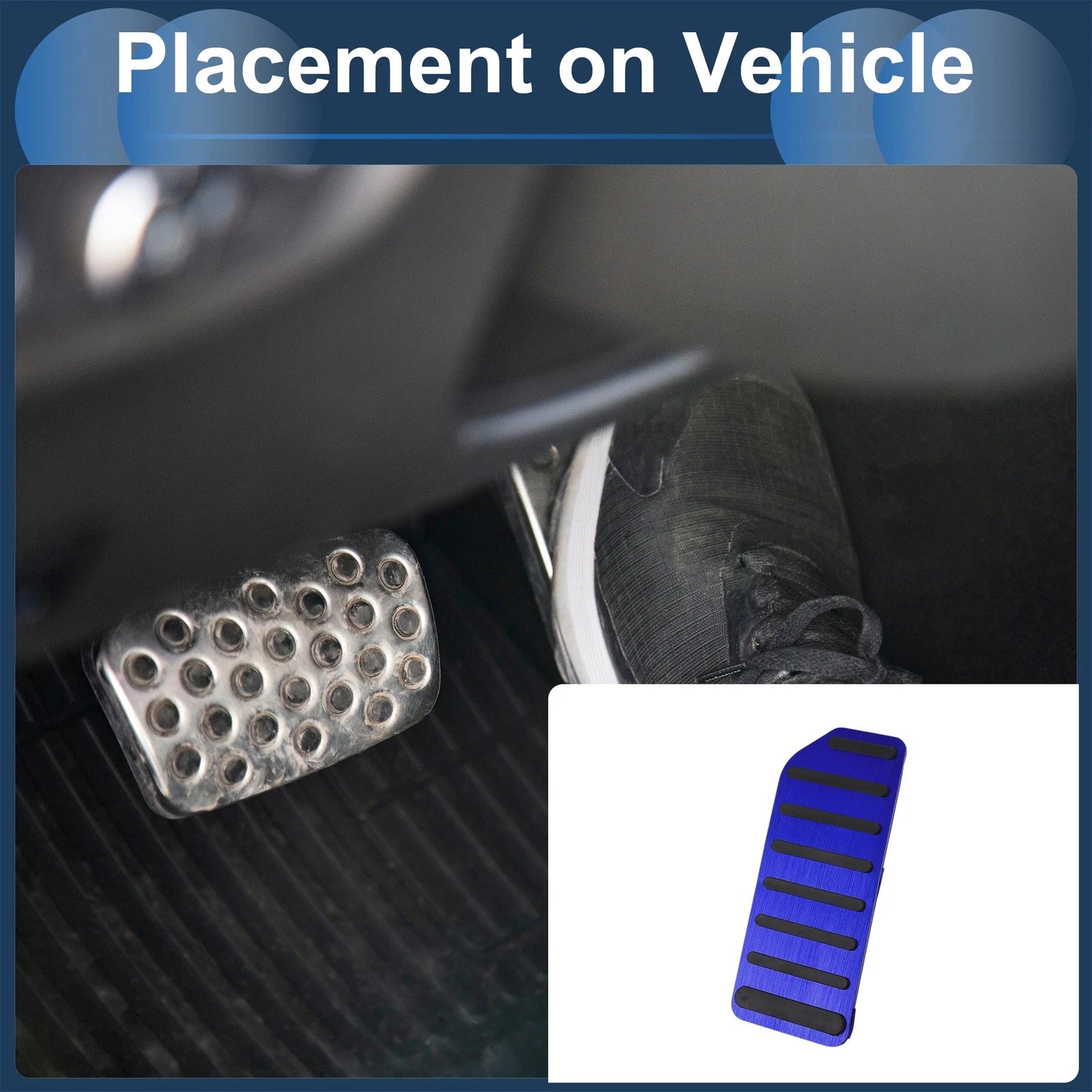 Footrest Pedal Pad Cover for Honda Accord (2018–2023) - Blue