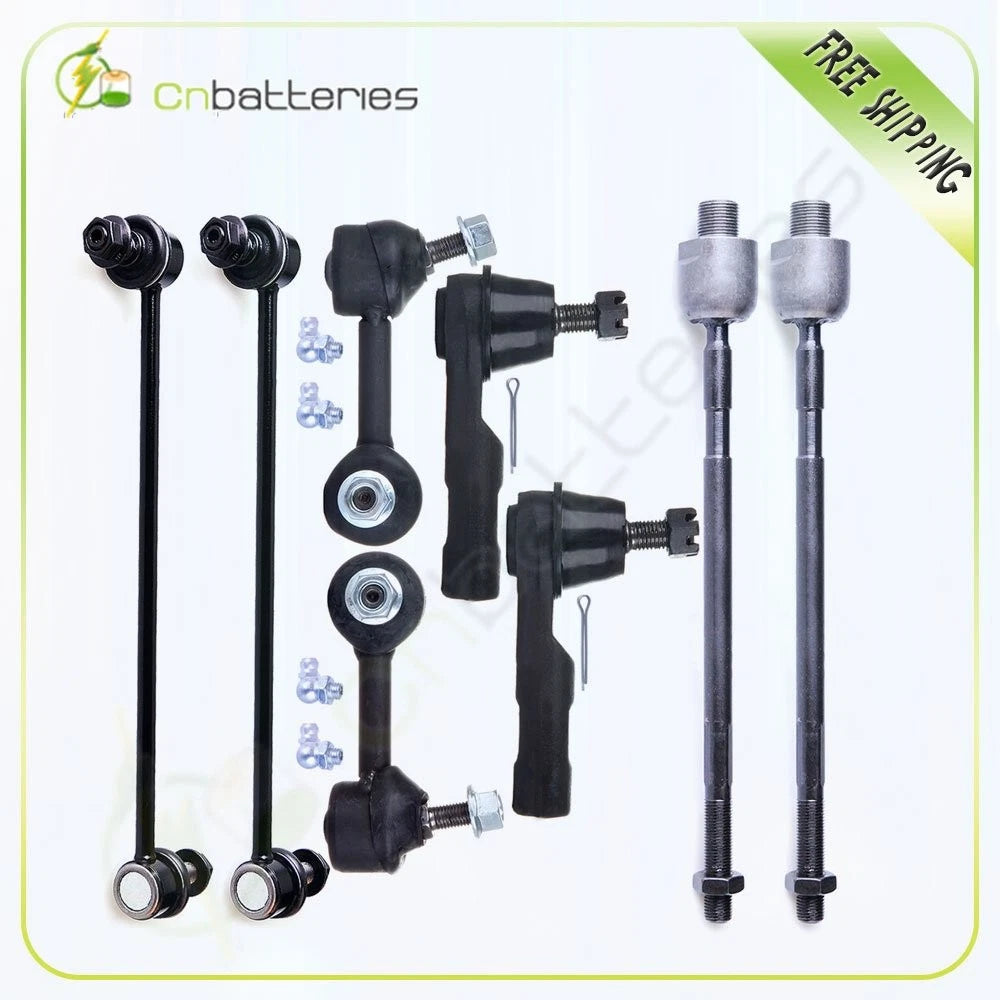 8x Suspension Kit Sway Bar Links Tie Rods for Honda CR-V (2007–2011)