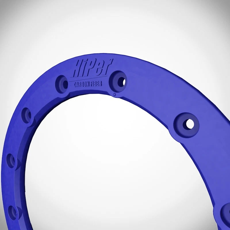 Beadlock Ring for Hiper Wheels CF1 Tech 3 10 Inch (10") - Blue
