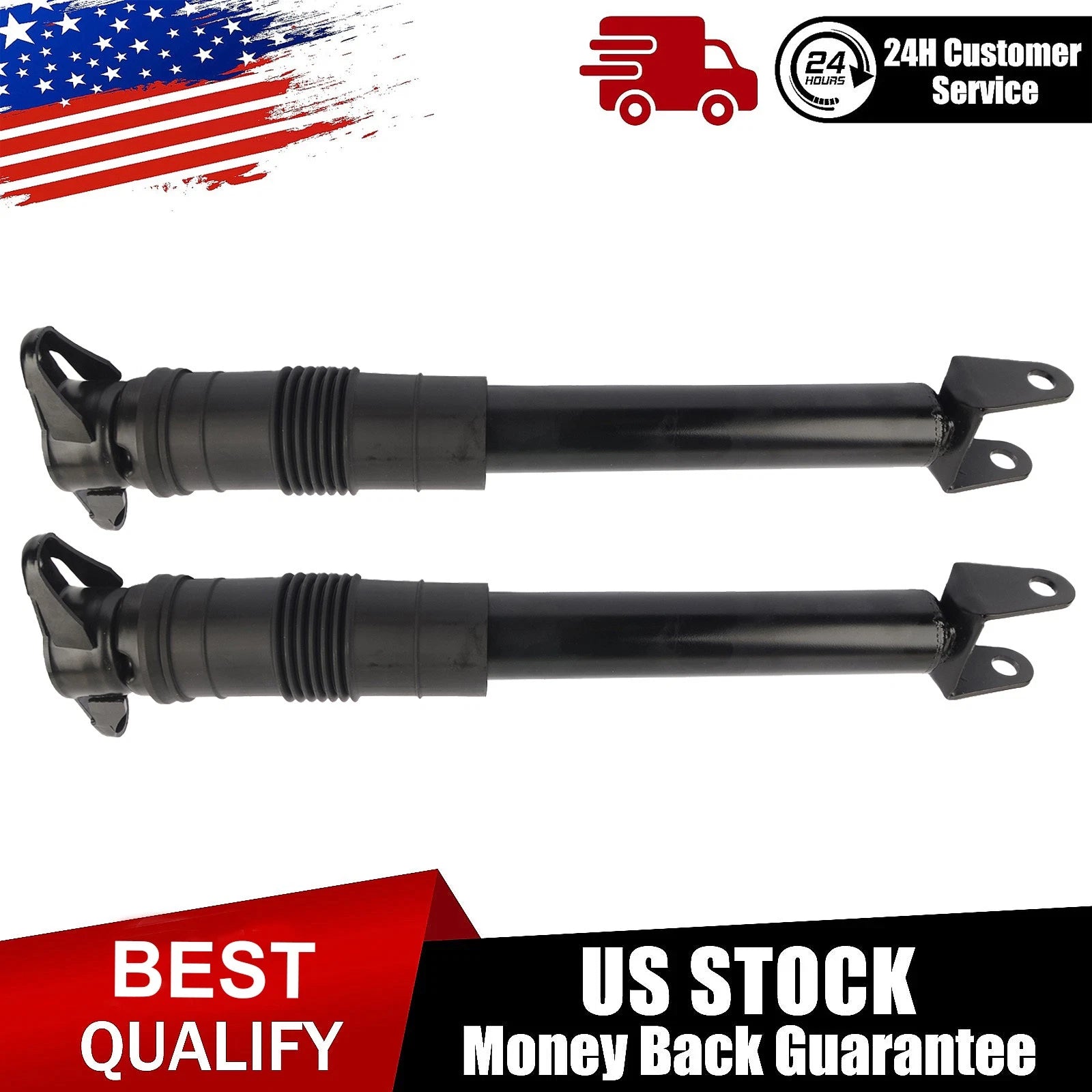 Set of 2 Rear Shock Absorbers for Dodge Durango Jeep Grand Cherokee (2011–2015)