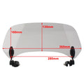 Adjustable Windshield Extension Spoiler Deflector for