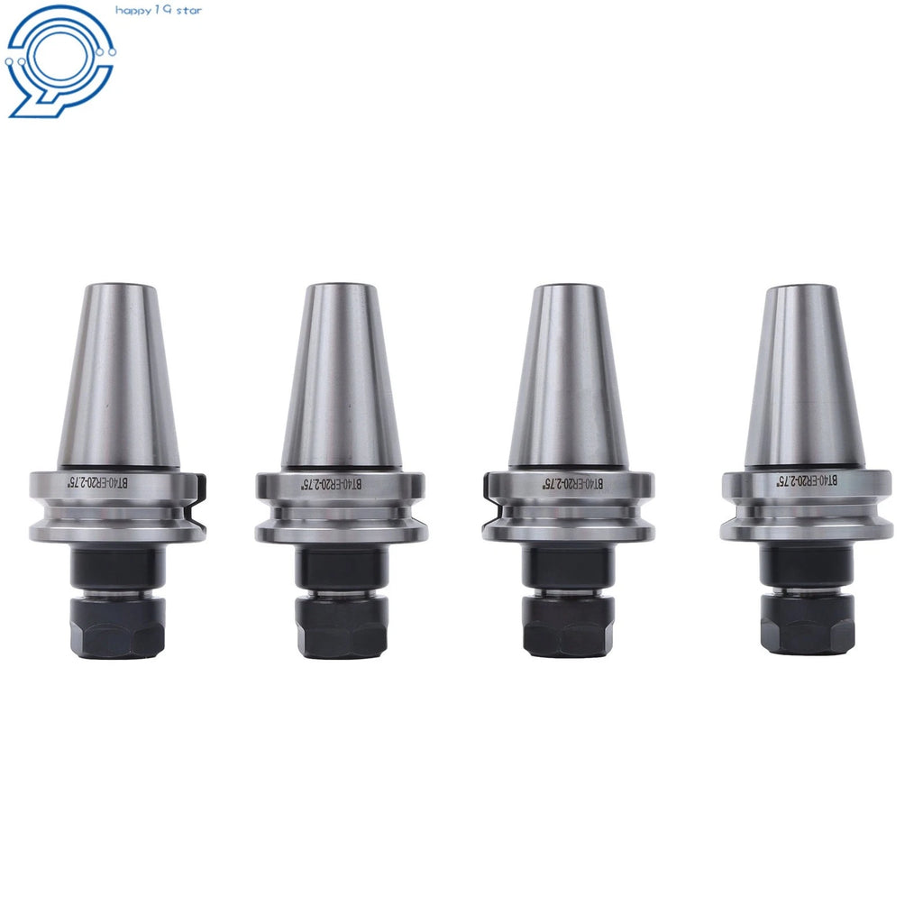 4PC BT40 ER20 Tool Holder Set for (2.75" Gage Length)