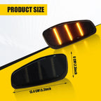 2X Amber LED Side Marker Lights for Jeep Renegade (2015–2023)