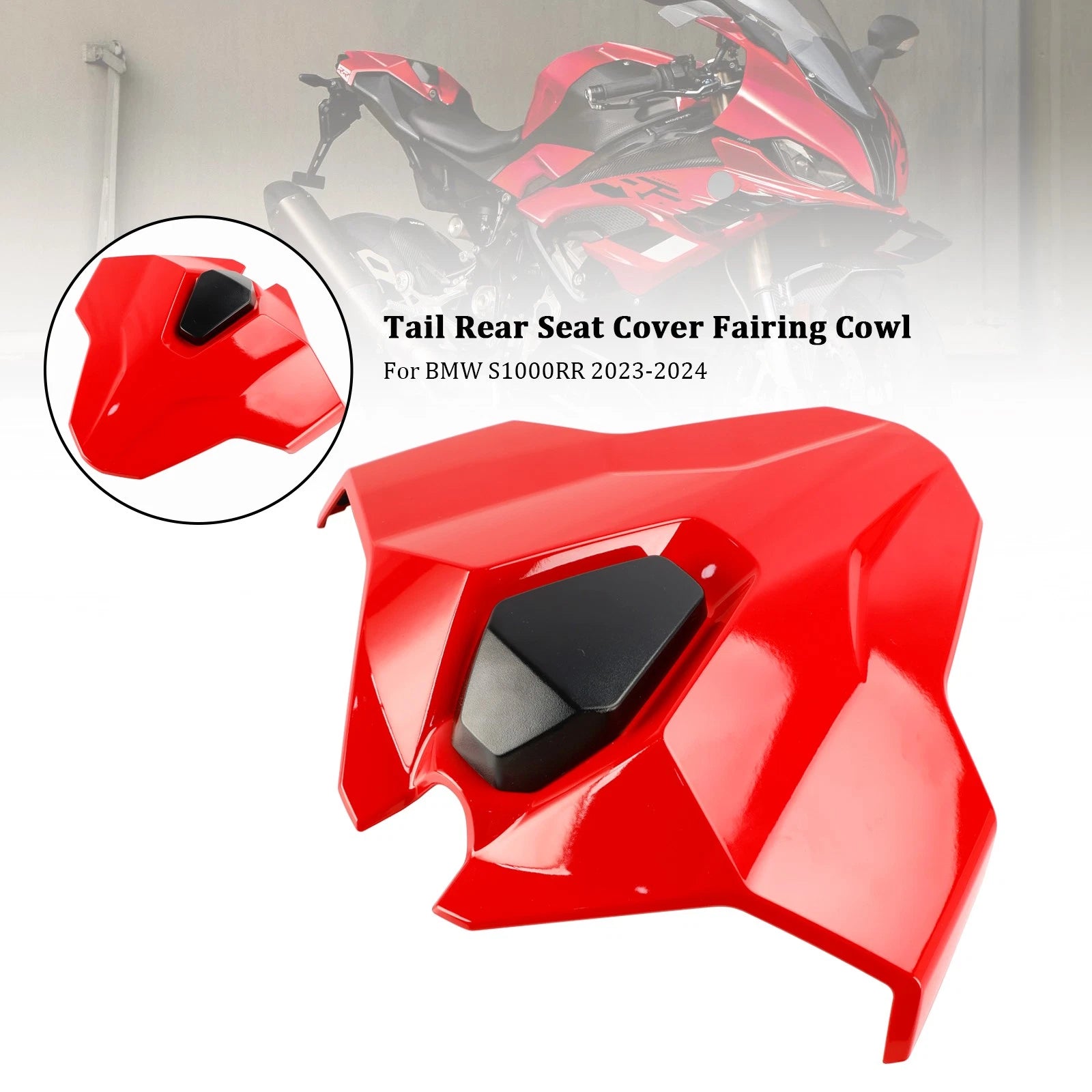Tail Rear Seat Cover Fairing Cowl for BMW S1000RR (2023–2024) Red