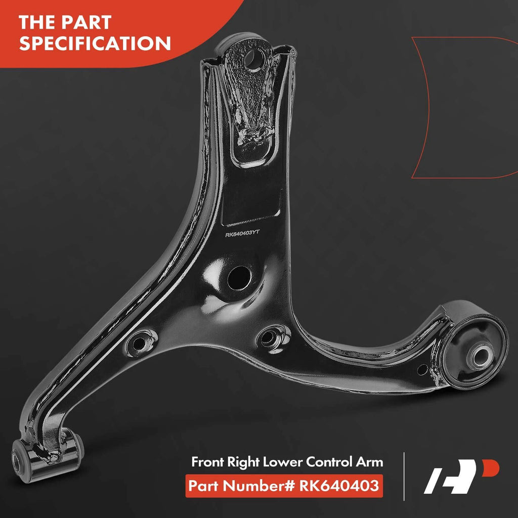 Front Right Lower Control Arm for Kia Rio/Rio5, Hyundai Accent (2006-2011)