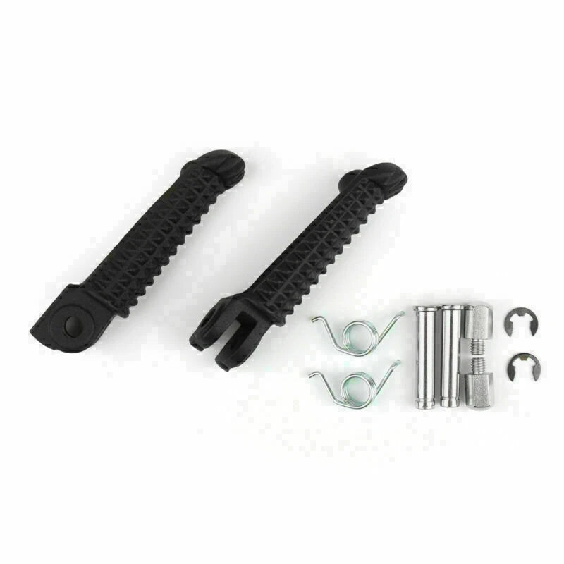 Black Aluminum Front Footrests Foot Pegs for Yamaha R1 R6 R6S (2003–2008)
