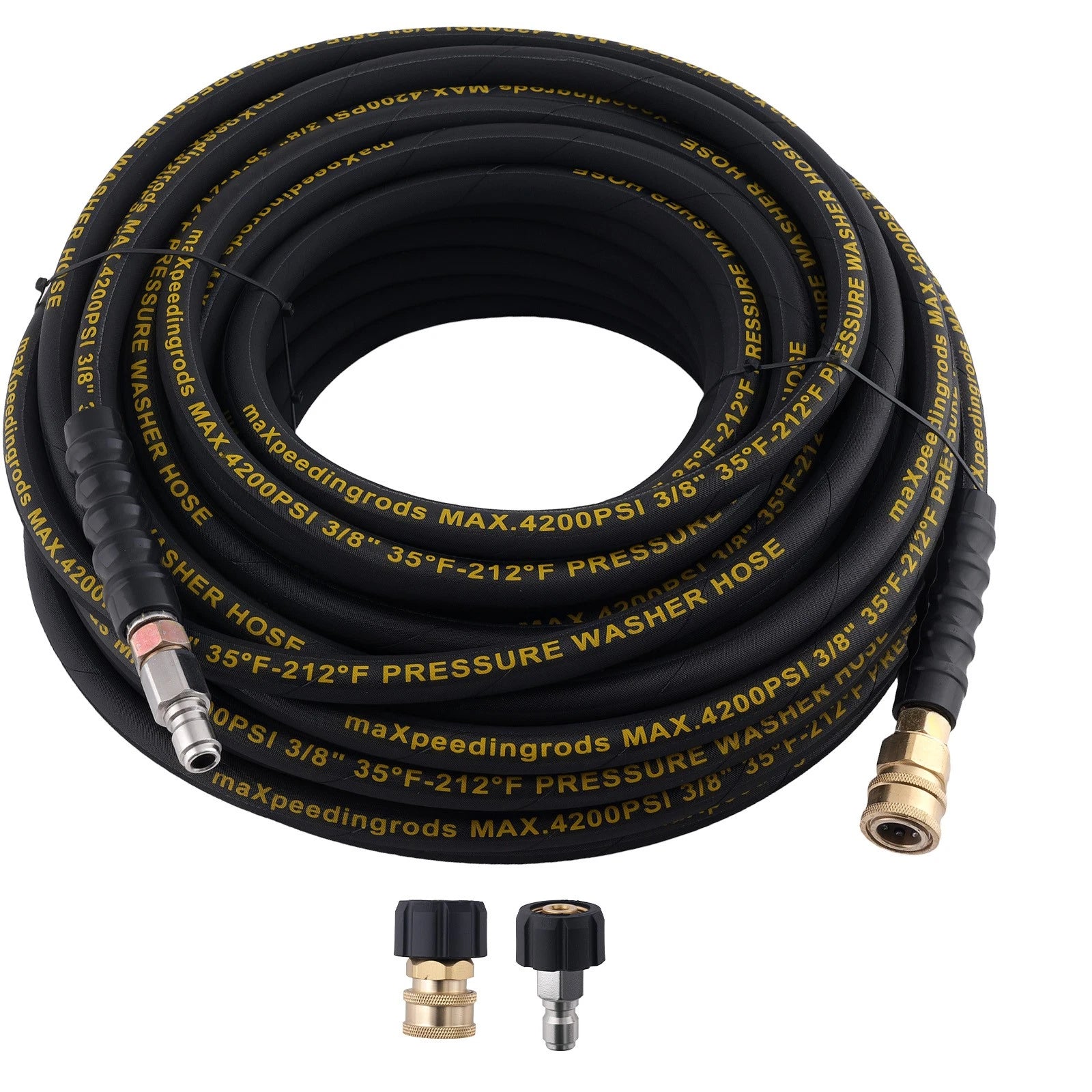 100 ft 3/8 in Pressure Washer Extension Hose for 4200 PSI (Steel) (2005–2007)