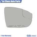 Mirror Glass for Ford Focus (2012–2018) Passenger Right Side View