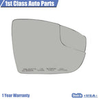 Mirror Glass for Ford Focus (2012–2018) Passenger Right Side View