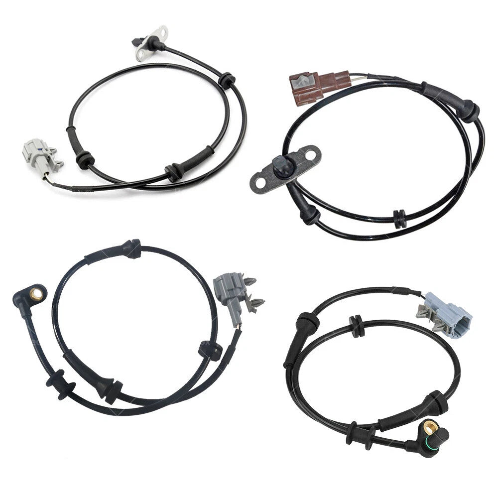 4X ABS Sensor Set for Nissan Navara D40 (2005–2014)