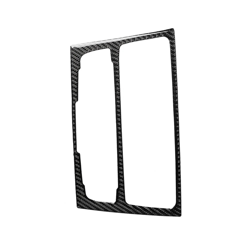 Carbon Black Console CD Panel Trim for Audi A4 A5 Q5 B8 B7 (2009–2016)