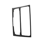 Carbon Black Console CD Panel Trim for Audi A4 A5 Q5 B8 B7 (2009–2016)