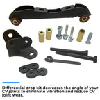 2-4" Differential Drop Lift Kit for GMC/Chevy K1500/K2500 4WD (1988–1999)