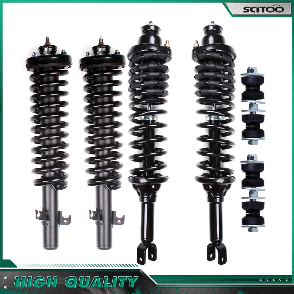 Complete Strut Set with Coil Spring & Sway Bars for Honda Accord (1994–1997)