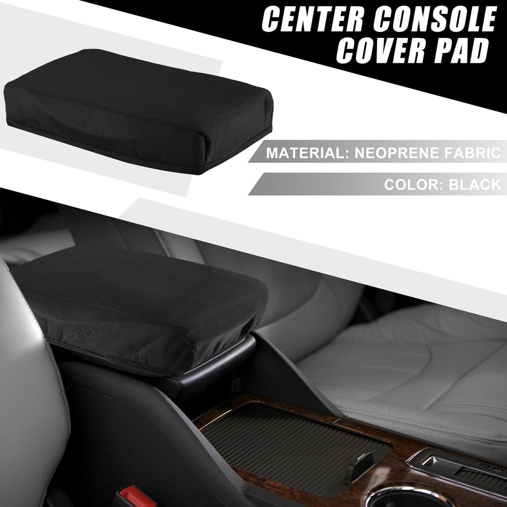 Center Console Armrest Cover for Nissan Altima (2019–2023) Neoprene Black
