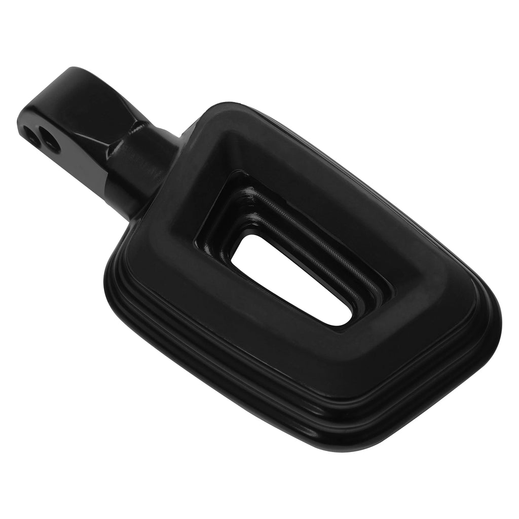 Black Passenger Foot Pegs for Harley Street Bob Low Rider (2018–2025)