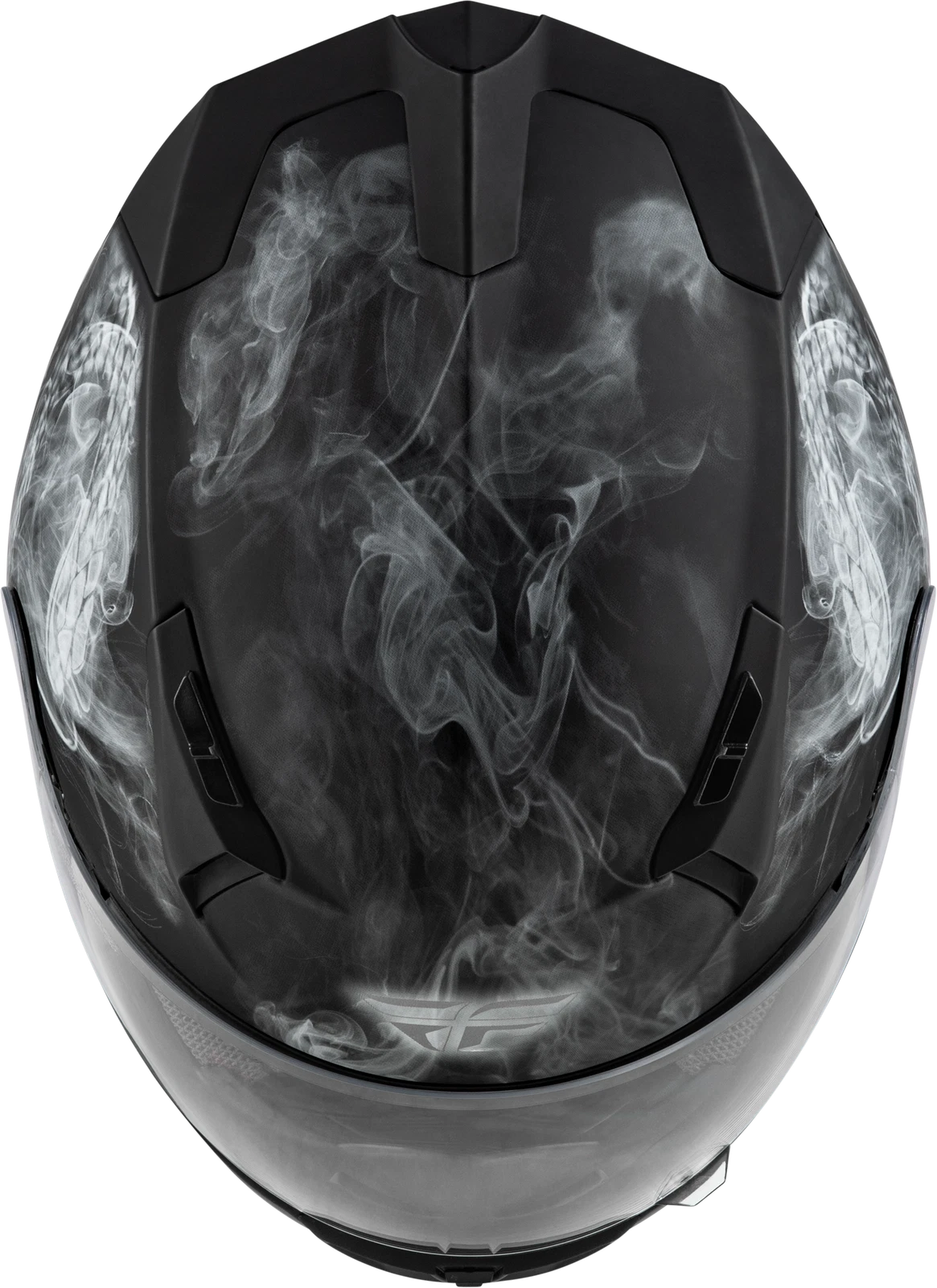 Fly Racing Revolt Coil Full-Face Helmet for (2X-Large, Matte Black/White, 73-83852X)