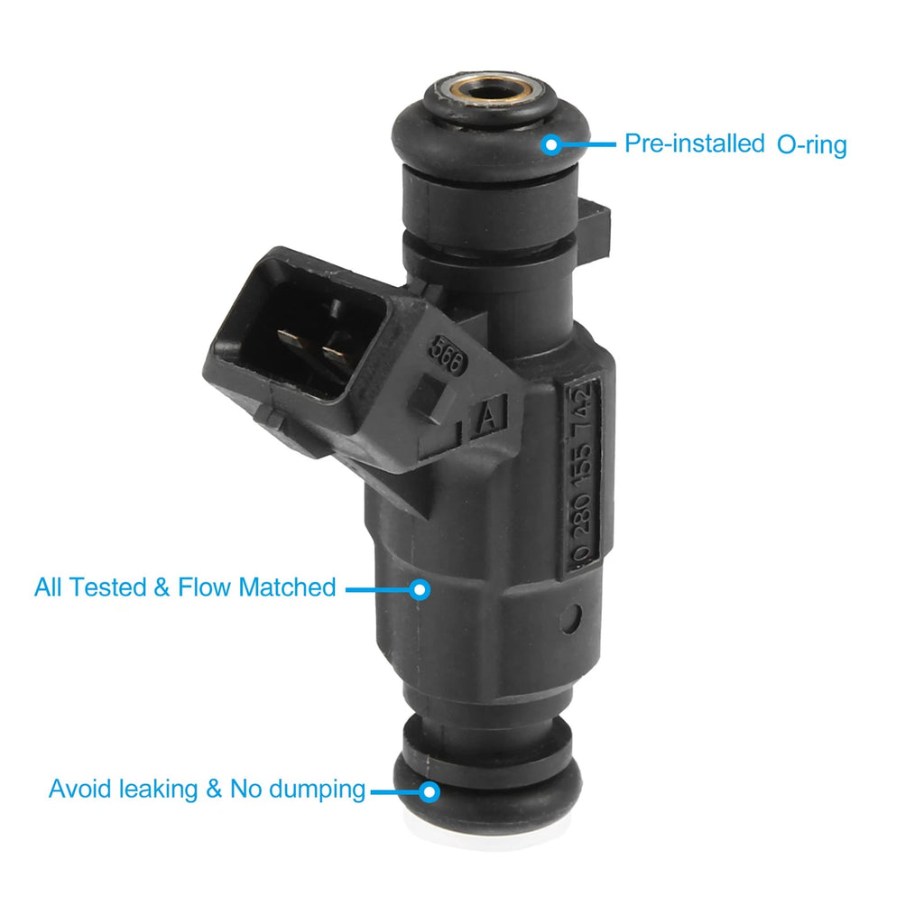 Fuel Injector 0280155742 for Mercedes C280 CLK320 E320 ML320 (1998–2000)