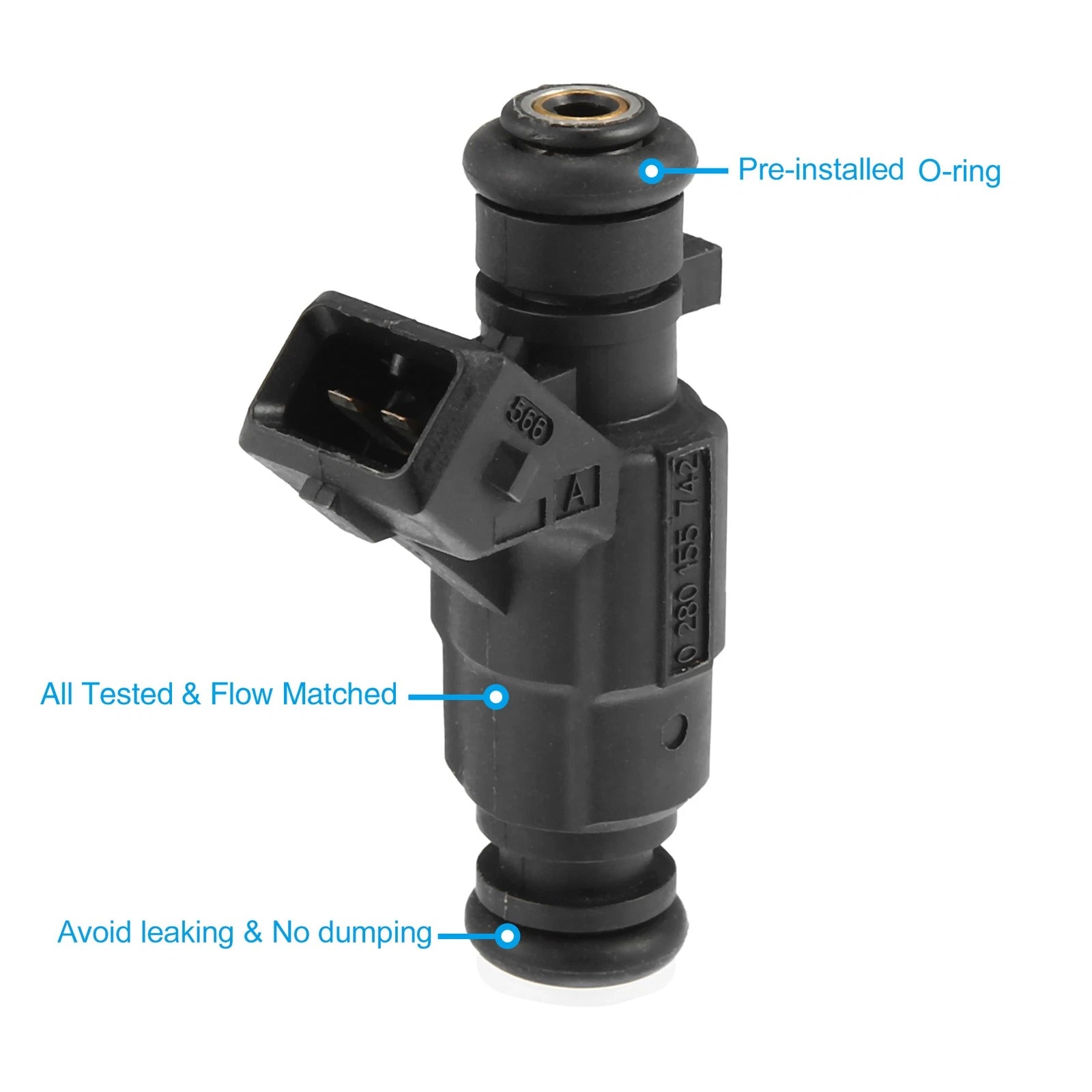 Fuel Injector 0280155742 for Mercedes C280 CLK320 E320 ML320 (1998–2000)