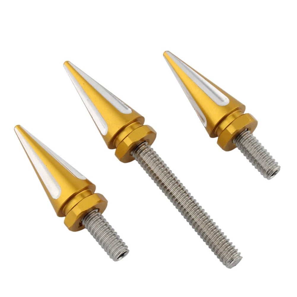 3X Windshield Trim Screw for Harley Electra Glide (2014–Present) Gold