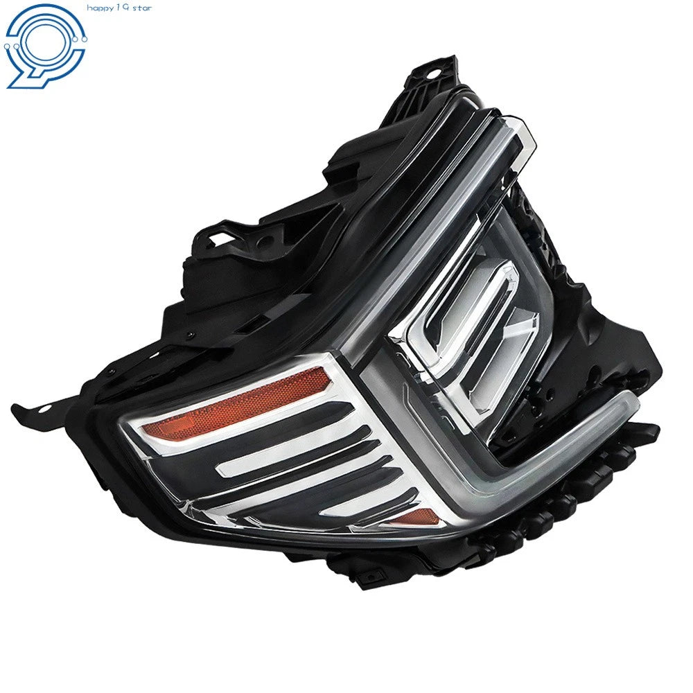 Chrome Full LED Headlight for GMC Sierra 1500 (2022–2024) Right