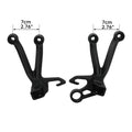 Rear Passenger Foot Pegs Rest Bracket for Suzuki GSXR1000 (2003–2004) Sand Black