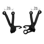 Rear Passenger Foot Pegs Rest Bracket for Suzuki GSXR1000 (2003–2004) Sand Black