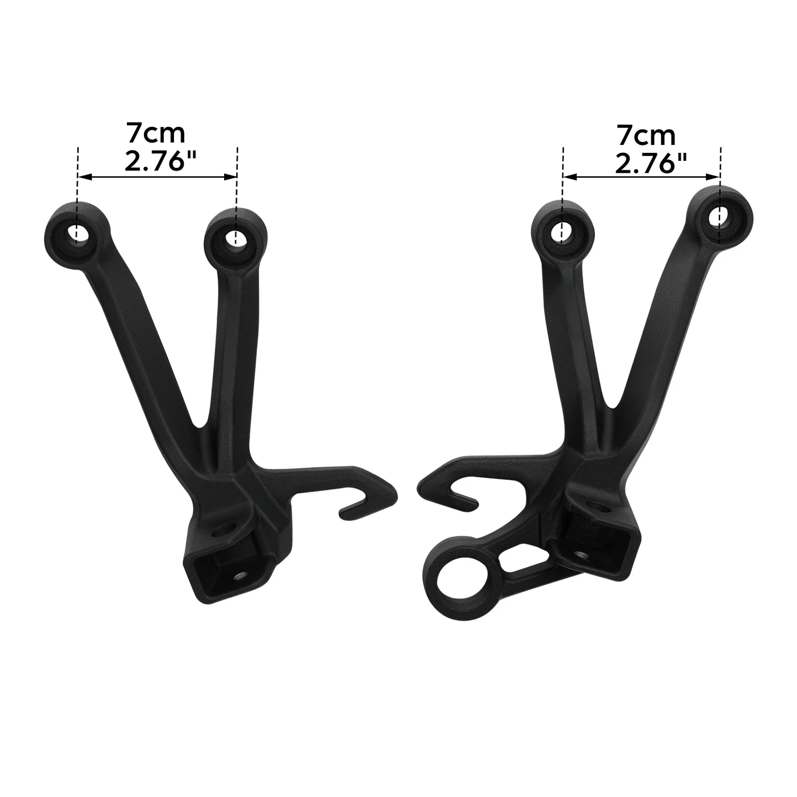 Rear Passenger Foot Pegs Rest Bracket for Suzuki GSXR1000 (2003–2004) Sand Black