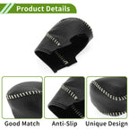 1 Pc Gear Shift Knob Cover for Honda CR-V (2017–2023) Black Beige Faux Leather