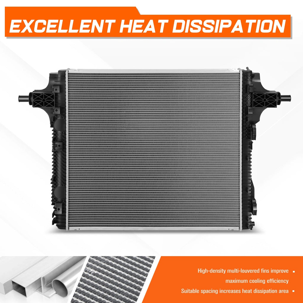 Aluminum Core Radiator for Ford F250-F550 SD 6.2L 7.3L (2017–2024) DPI-13849