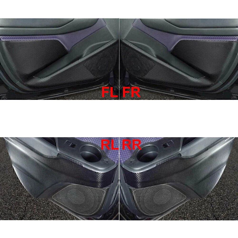8 Pcs Car Door Anti Kick Pad Protection Covers for Toyota CHR (2016-2022)