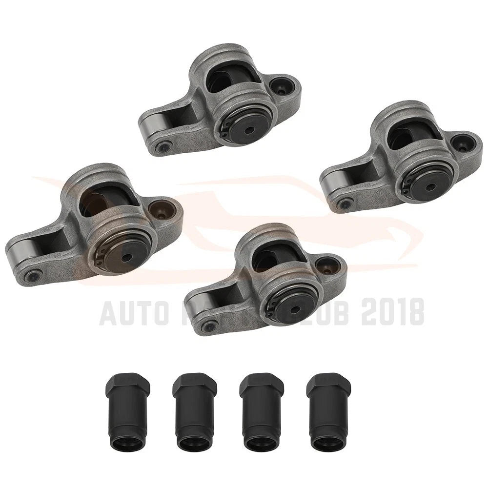 Set of 16 Stainless Steel Roller Rocker Arms for Chevrolet SBC 305 350 383
