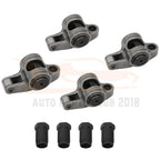 Set of 16 Stainless Steel Roller Rocker Arms for Chevrolet SBC 305 350 383