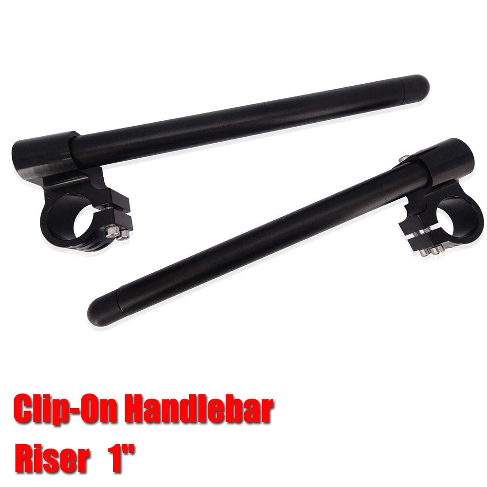 CNC Billet 53mm Raised 1" Riser Clip-On Handlebars for Ducati 996 (1999–2002)