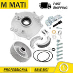 Rear Brake Drum Plate Cover Shoes Kit for Honda Recon 250 TRX250 (2002–2009) #43010-HM8-000