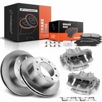 Pair Rear Brake Rotors & Pads for Ford F-250 Super Duty (2000–2004)