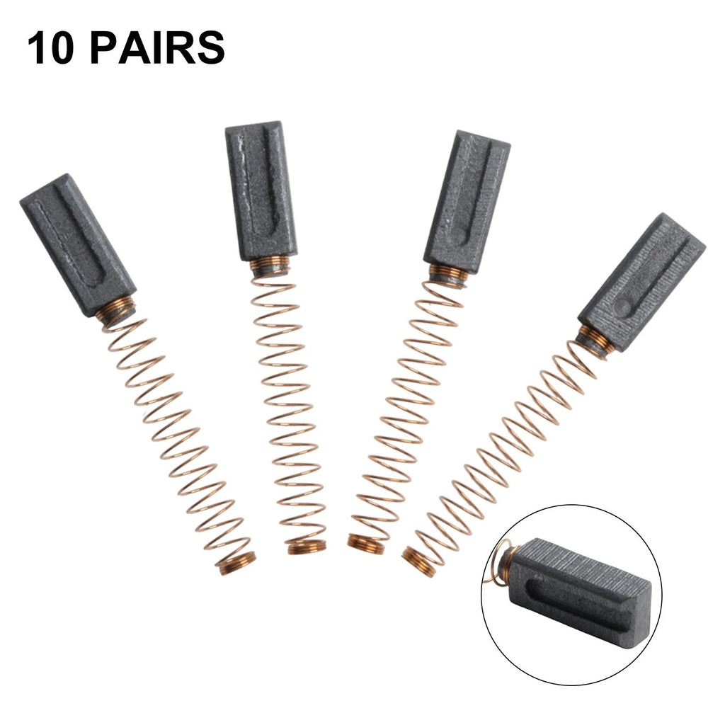 Set of 10 Carbon Brushes for Plastic Welding Machine