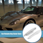 Car Remote Key Side Cover Case Set for Porsche Taycan 911 (2020-2021) White