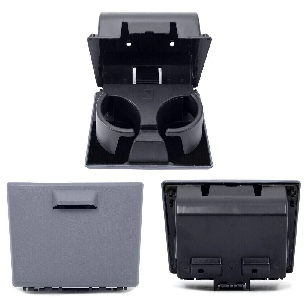 Cup Holder Insert for Ford F250 F350 F450 F550 Super Duty (2008–2016) Gray