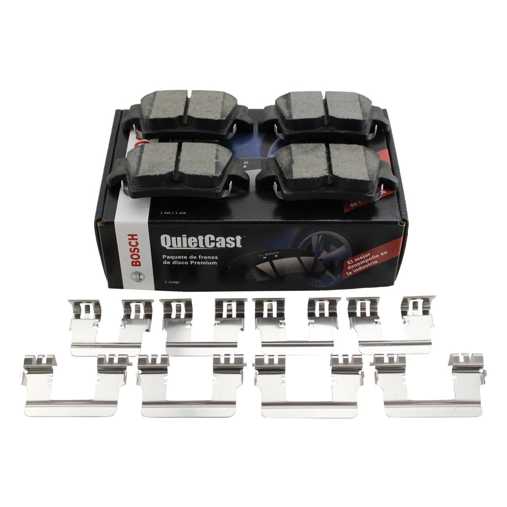 Set of 4 Bosch QuietCast Rear Ceramic Brake Pads for Dodge 300 Challenger Charger Magnum