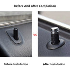 4 x Carbon Fiber Door Lock Pins Knob 35x8mm for BMW Benz