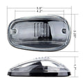 5X Clear Lens Super White LED Cab Roof Marker Lights for Dodge