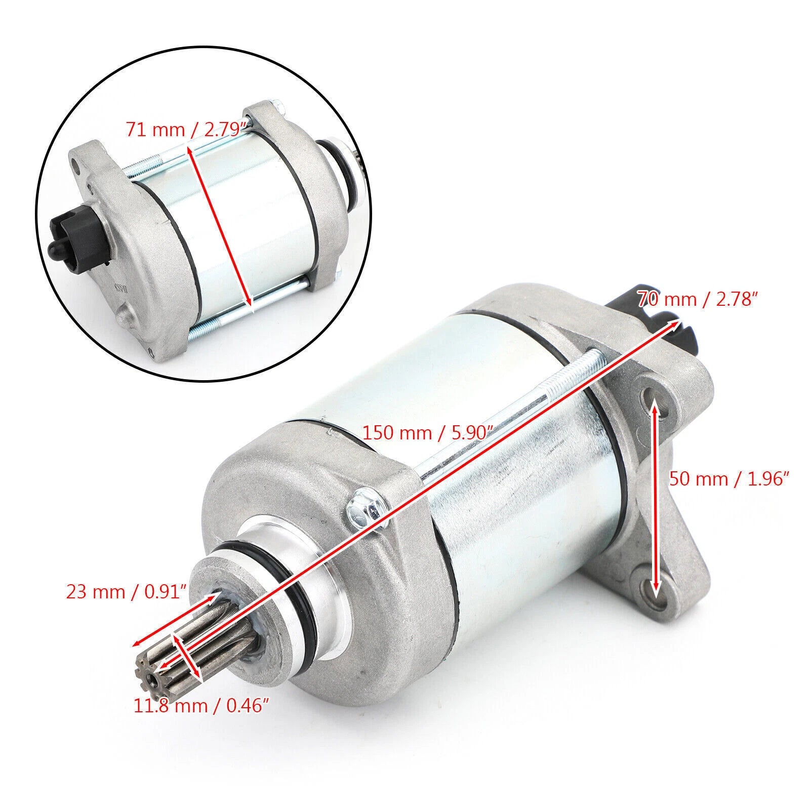 Starter for Honda TRX 250 TRX250TM TRX250TE FOURTRAX RECON (2008–2020) B2