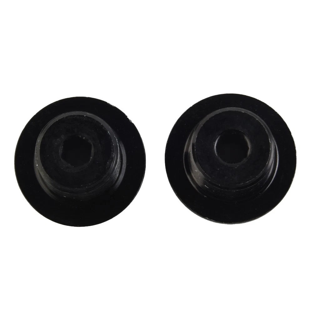Set of 2 Crank Screws for Ebike (23.8mm, Aluminum Alloy, Black)