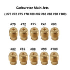 10pcs Carb Main Jet Kit for Honda GX160 GX200 GX390 Predator 212cc #70-#100