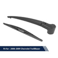 Rear Windshield Wiper Blade Arm Set 345mm for Chevrolet TrailBlazer (2006-2009)