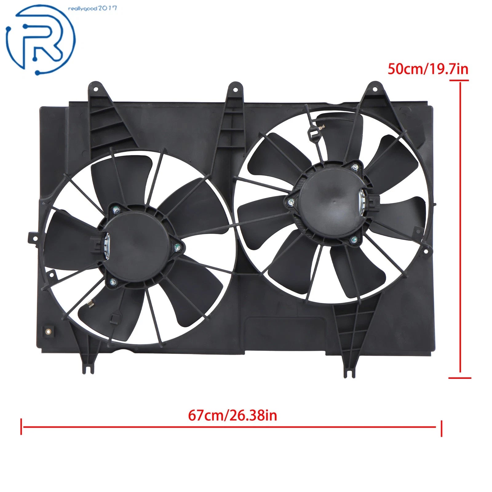 Engine Cooling Fan with Shroud for Cadillac CTS (2003-2004)